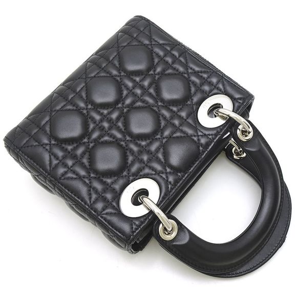 Christian Dior Lady Dior Mini Lambskin Black - Picture 3 of 8